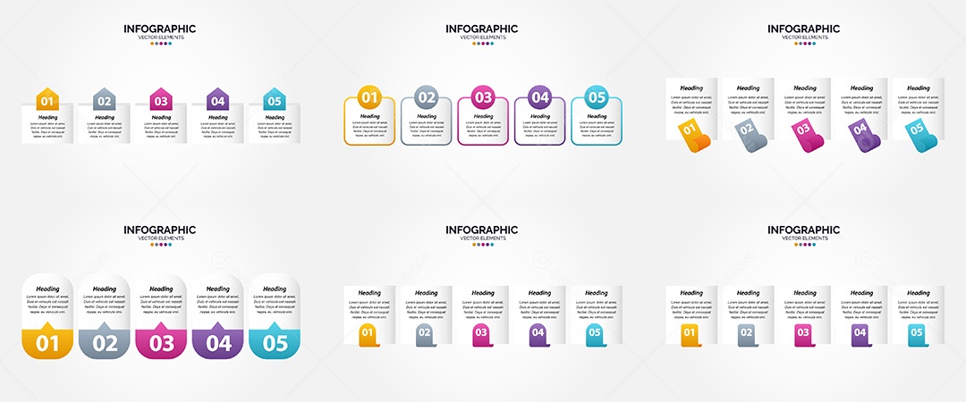 Infográfico Ilustração Vetor EPS