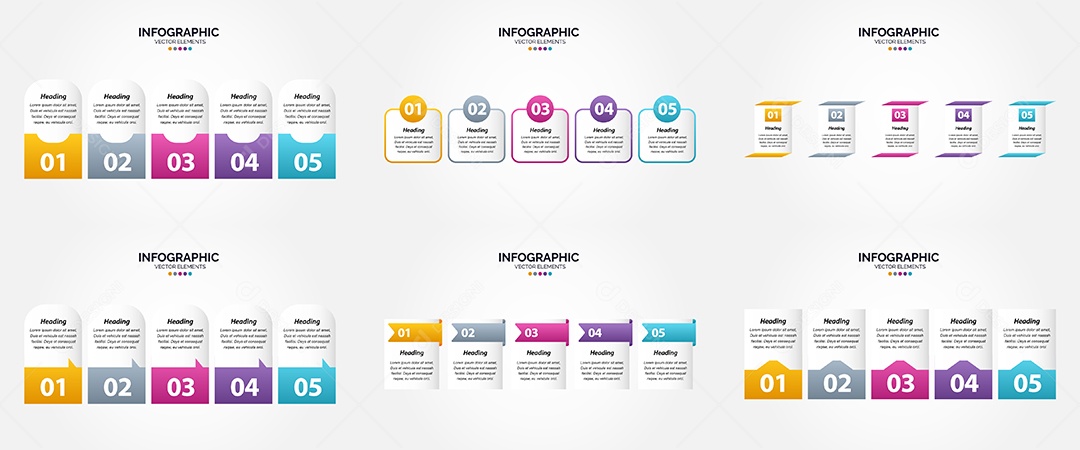 Infográfico Ilustração Vetor EPS