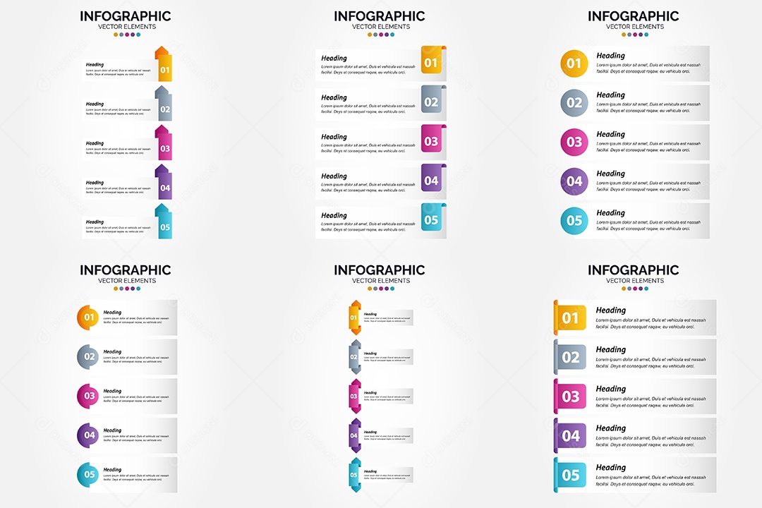 Infográfico Ilustração Vetor EPS