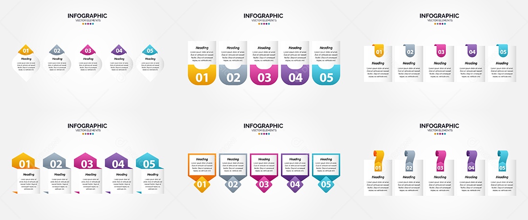 Infográfico Ilustração Vetor EPS