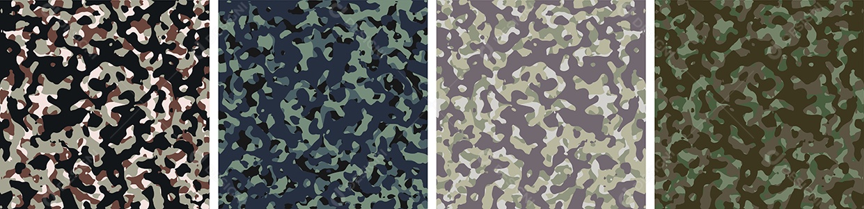 Conjunto de Fundo de Camuflagem Vetor EPS