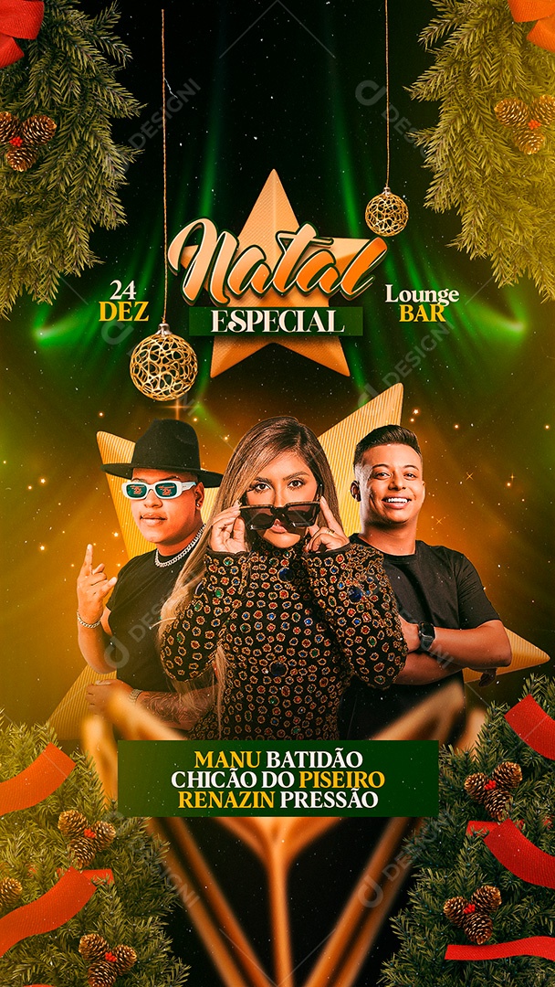 Post Festa de Natal Especial Social Media PSD Editável