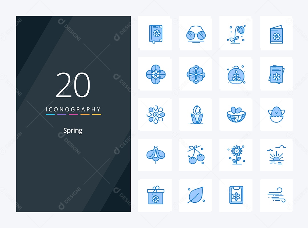 Pacote de Ícones e Elementos Vetores  EPS