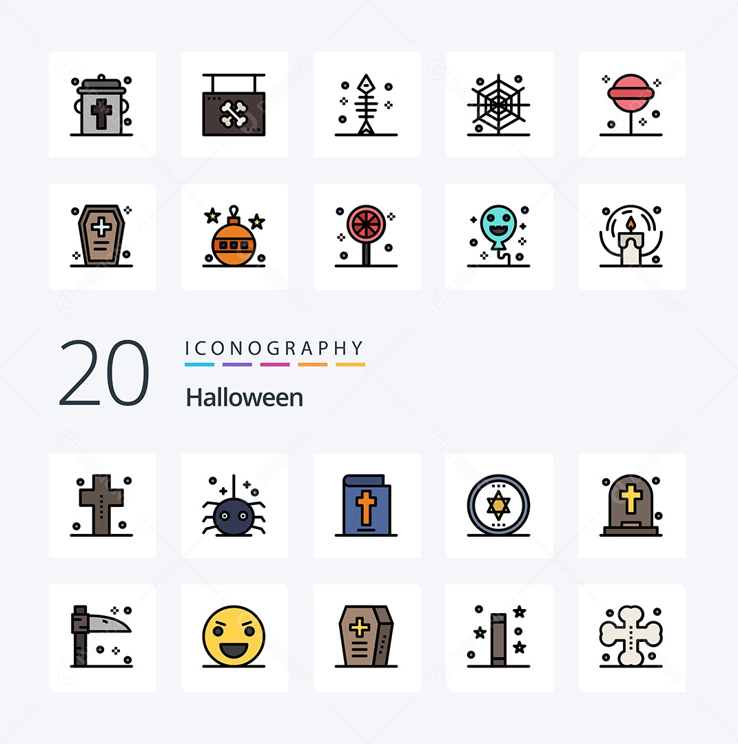 Pacote de Ícones e Elementos Vetores EPS