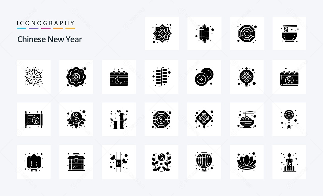 Pacote de Ícones e Elementos Vetores EPS
