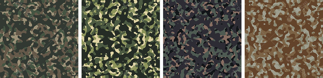 Conjunto de Fundo de Camuflagem Vetor EPS