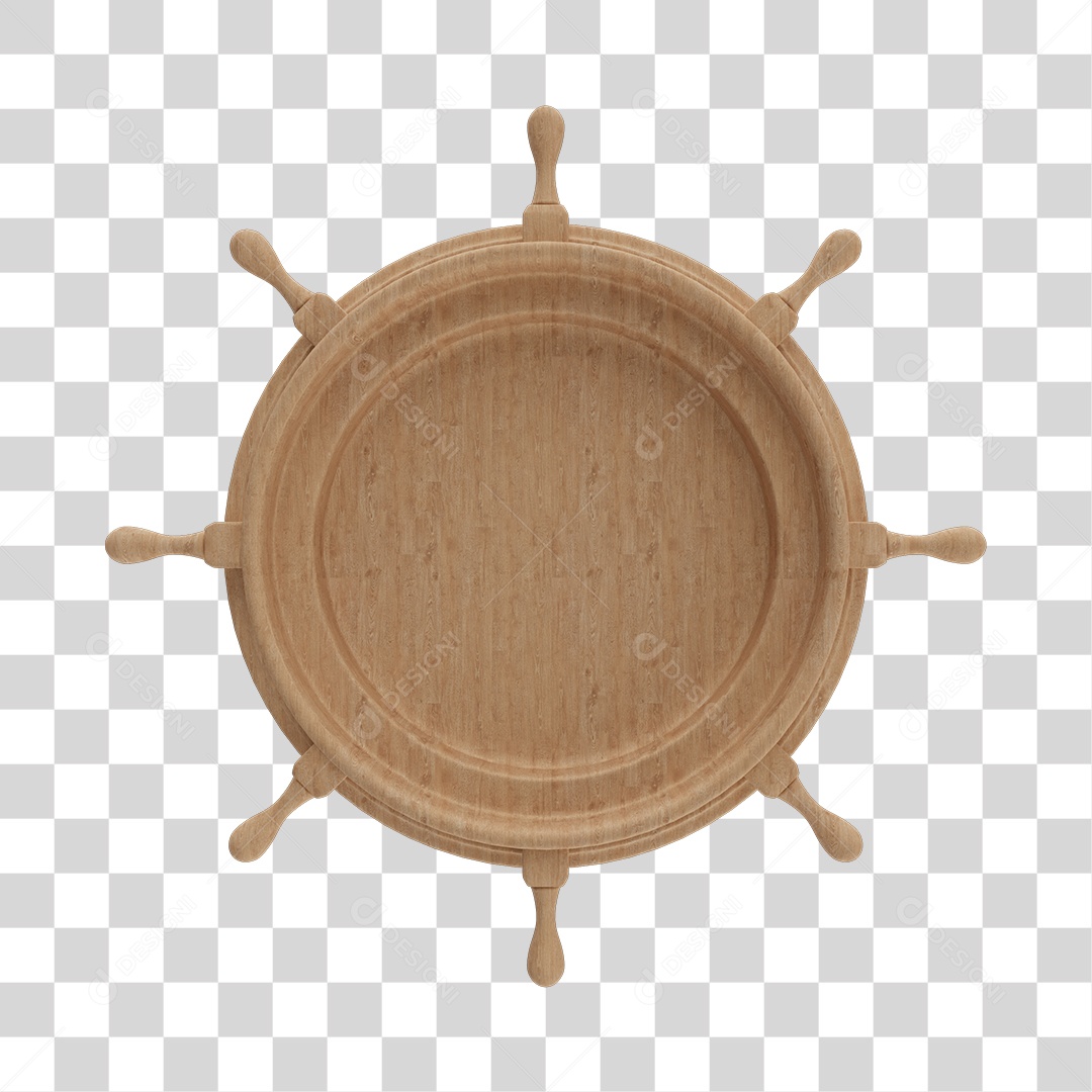 Volante de Barco PNG Transparente Sem Fundo