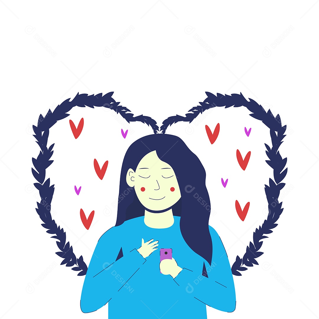 Ilustração de Mulher Vetor EPS Editável