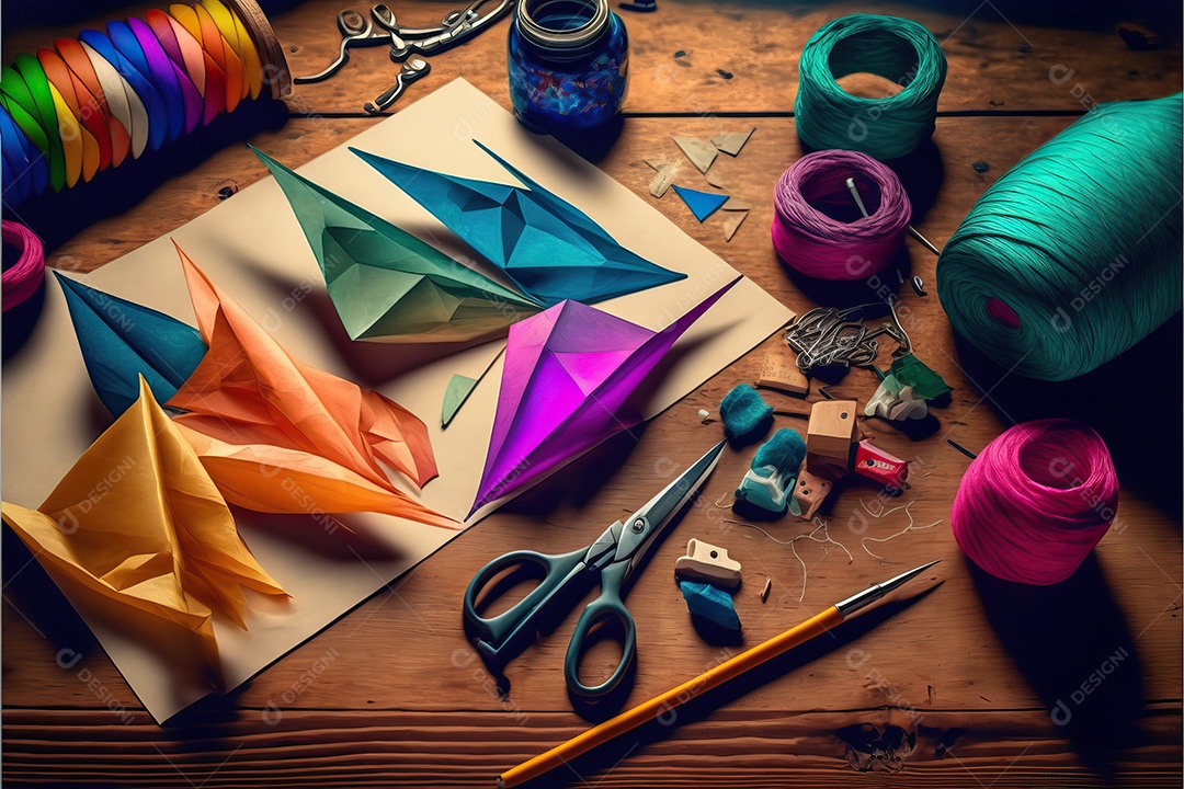 Papagaios de balão coloridos pendurados em uma corda para decorações e decoração de festas.