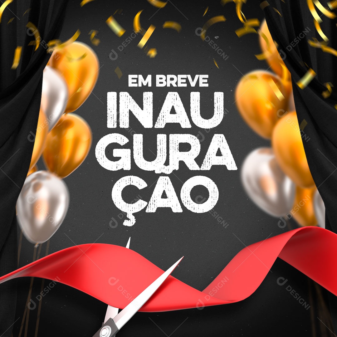 Social Media Inauguração Bar Distribuidora Restaurante PSD Editável