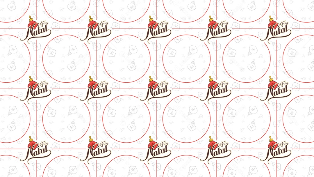 Pattern Padrões Geométricos Texto Natalino Feliz Natal Em Fundo Branco Vetor AI + PAT