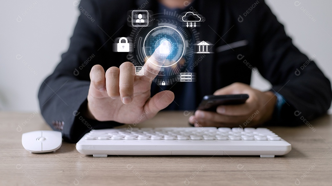 Proteção cibernética Segurança de dados Privacidade na Internet Tecnologia da Internet