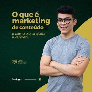 O Que é Marketing de Conteúdo? Social Media PSD Editável