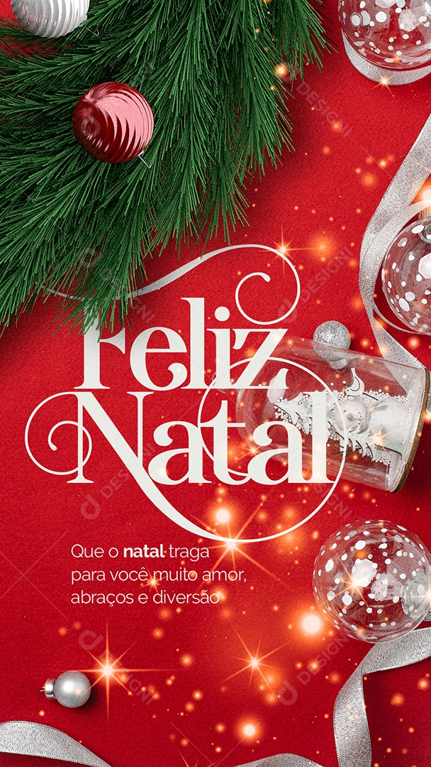 Story Que o Natal Traga para Você Muito Amor Feliz Natal Social Media PSD Editável