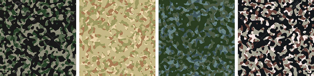 Conjunto de Fundo de Camuflagem Vetor EPS