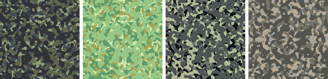 Conjunto de Fundo de Camuflagem Vetor EPS