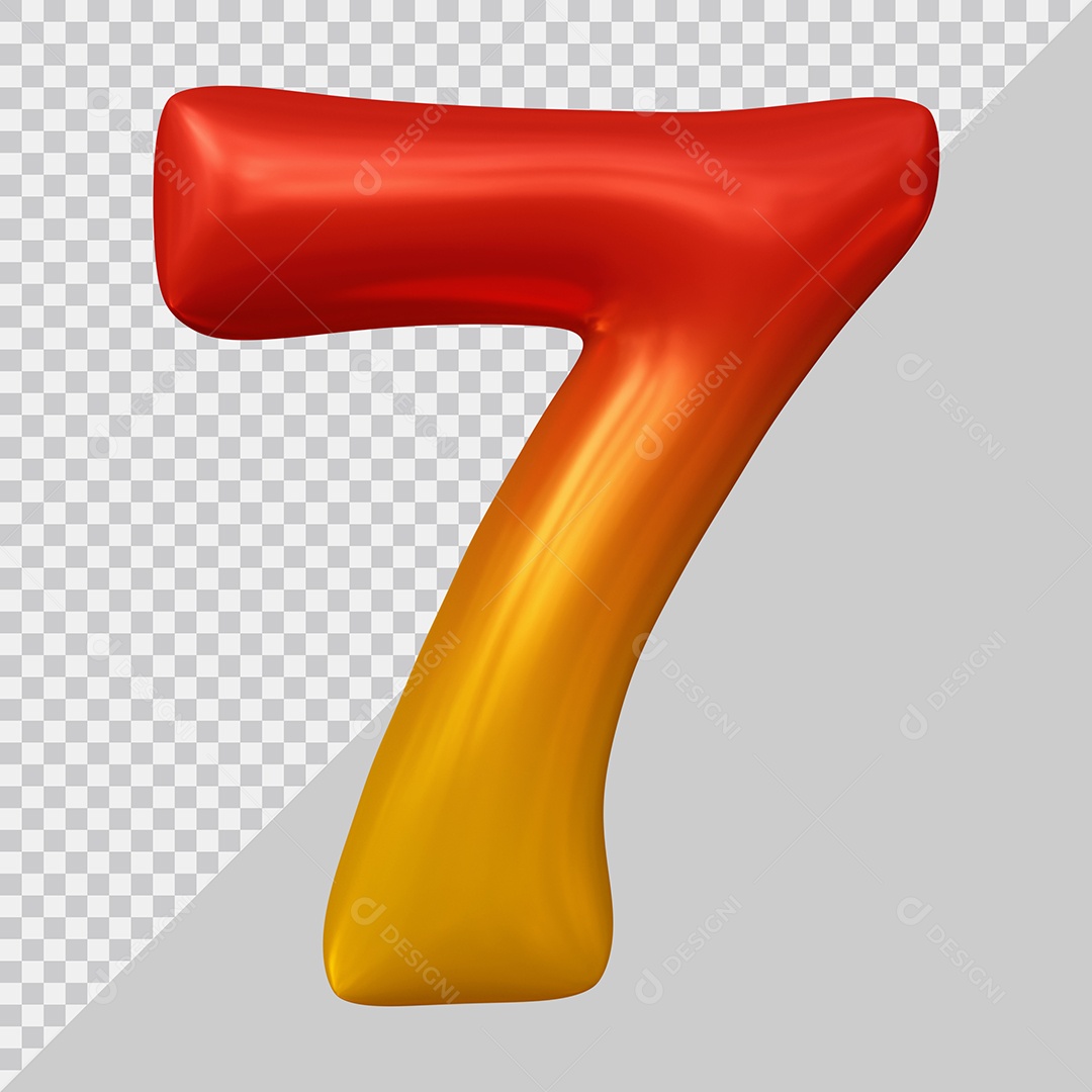 Número 3D 0 Preto e Branco Para composição PSD