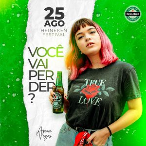 Heineken Festival 25 de Agosto Você Vai Perder Social Media PSD Editável