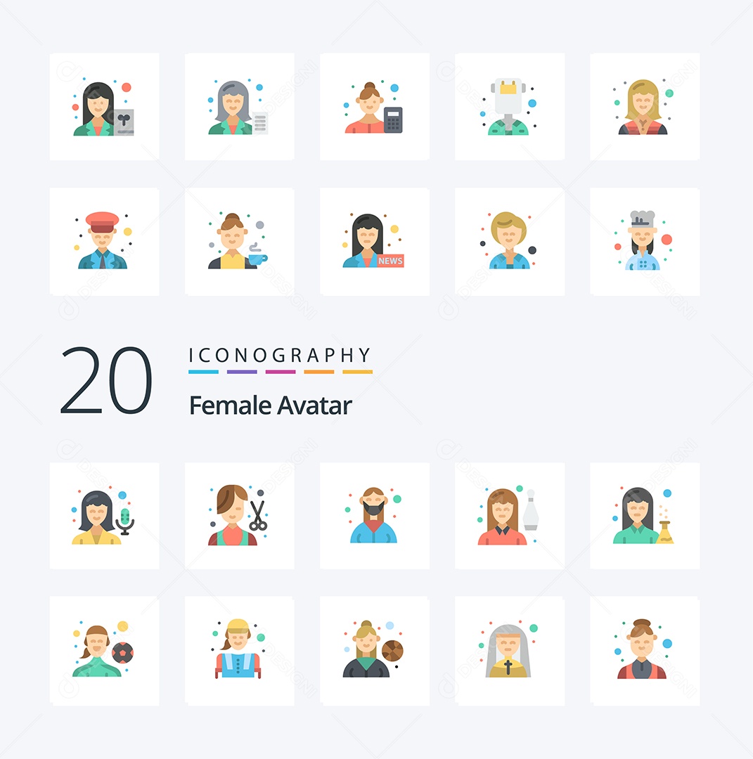 Pacote De Ícones E Elementos Vetores EPS