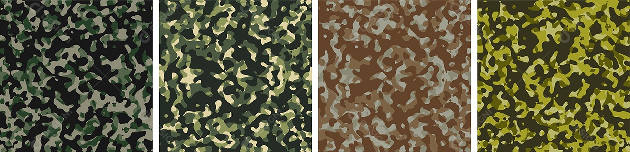 Conjunto de Fundo de Camuflagem Vetor EPS