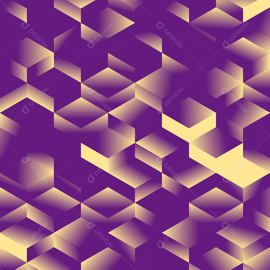 Fundo Isométrico Roxo Em Mosaico Vetor EPS