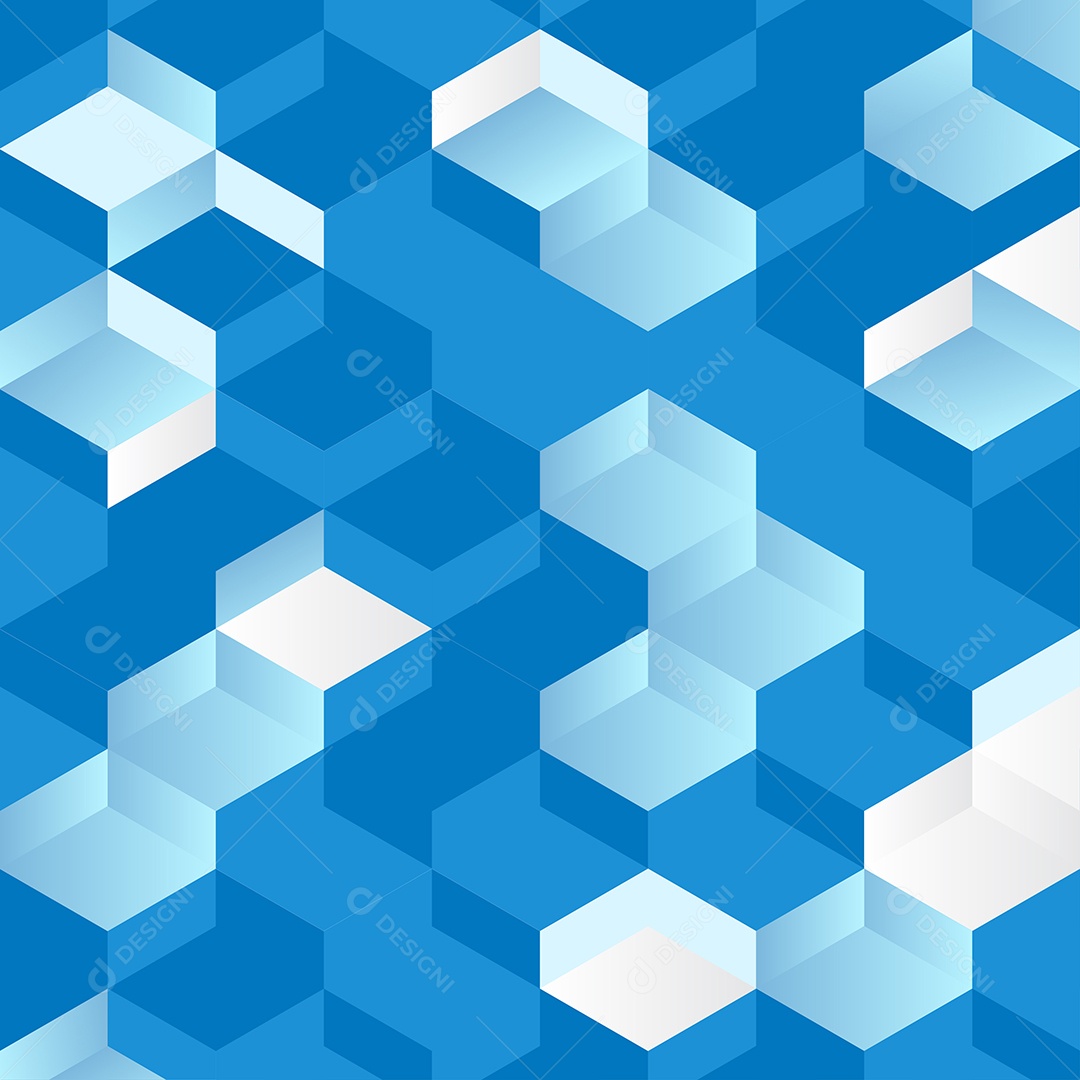 Fundo Mosaico Azul Vetor EPS