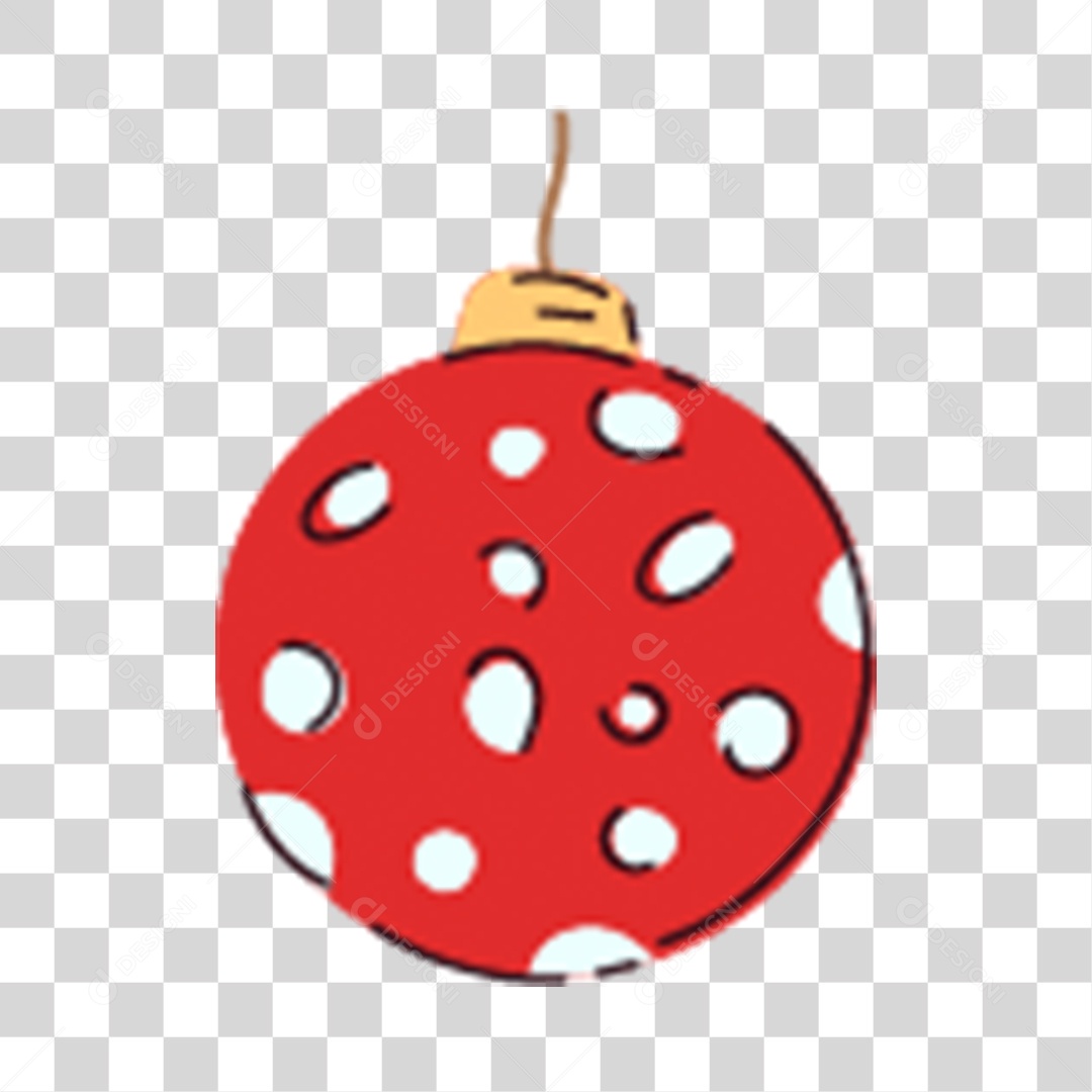 Elemento Bola de Natal PNG Transparente Sem Fundo