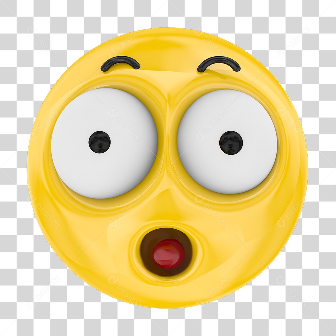 Elemento 3D Para Composição Emoji PNG Transparente
