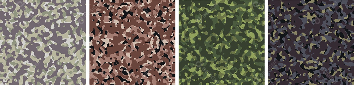 Conjunto de fundo de Camuflagem Vetor EPS