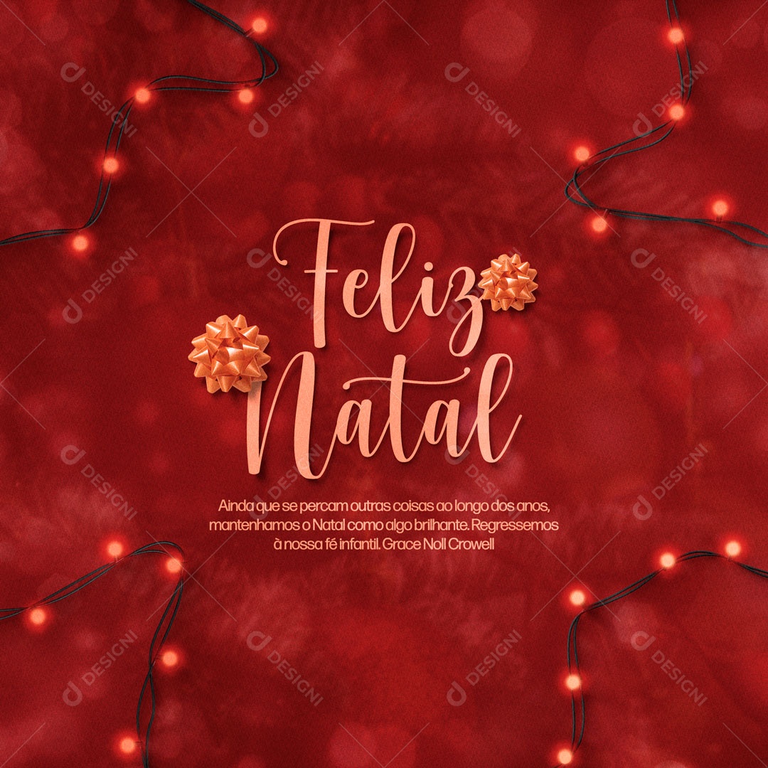 Feliz Natal 25 de Dezembro Social Media PSD Editável