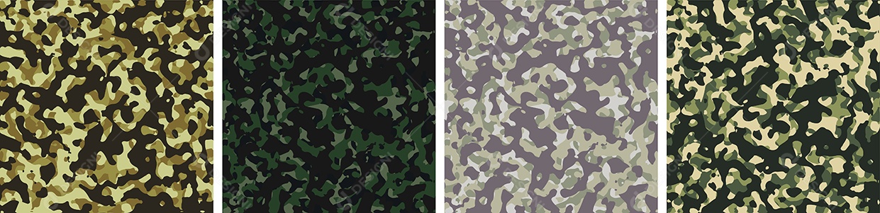 Padrão De Camuflagem Vetor EPS