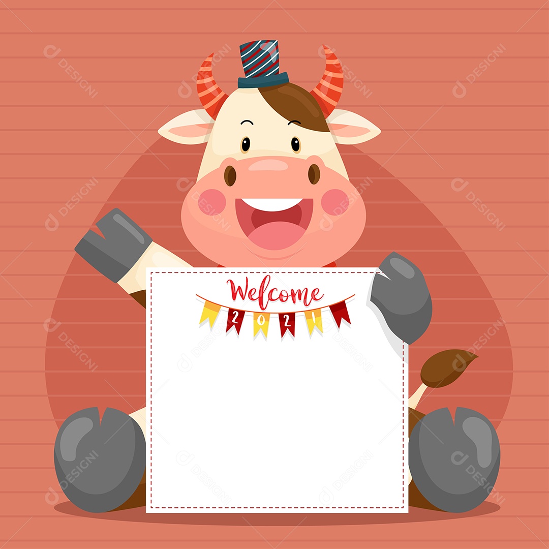 Ilustração Ano Novo 2021 Vetores EPS Editável