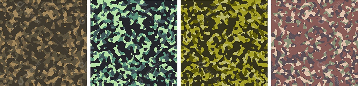 Padrão De Camuflagem Vetor EPS