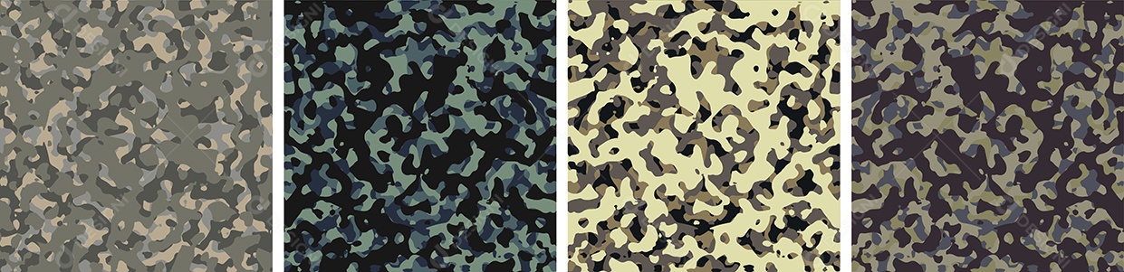 Padrão De Camuflagem Vetor EPS