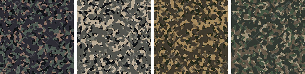 Padrão De Camuflagem Vetor EPS