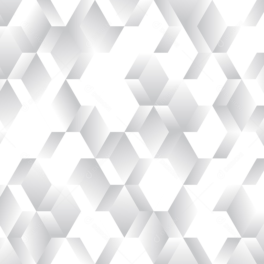 Fundo Isométrico Branco em Mosaico Vetor EPS