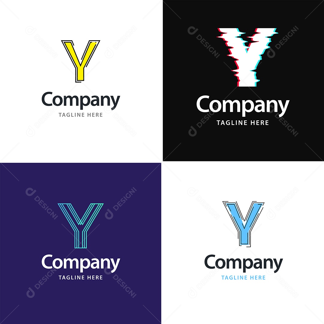 Logo Y Personalizada Logotipos Modernos EPS