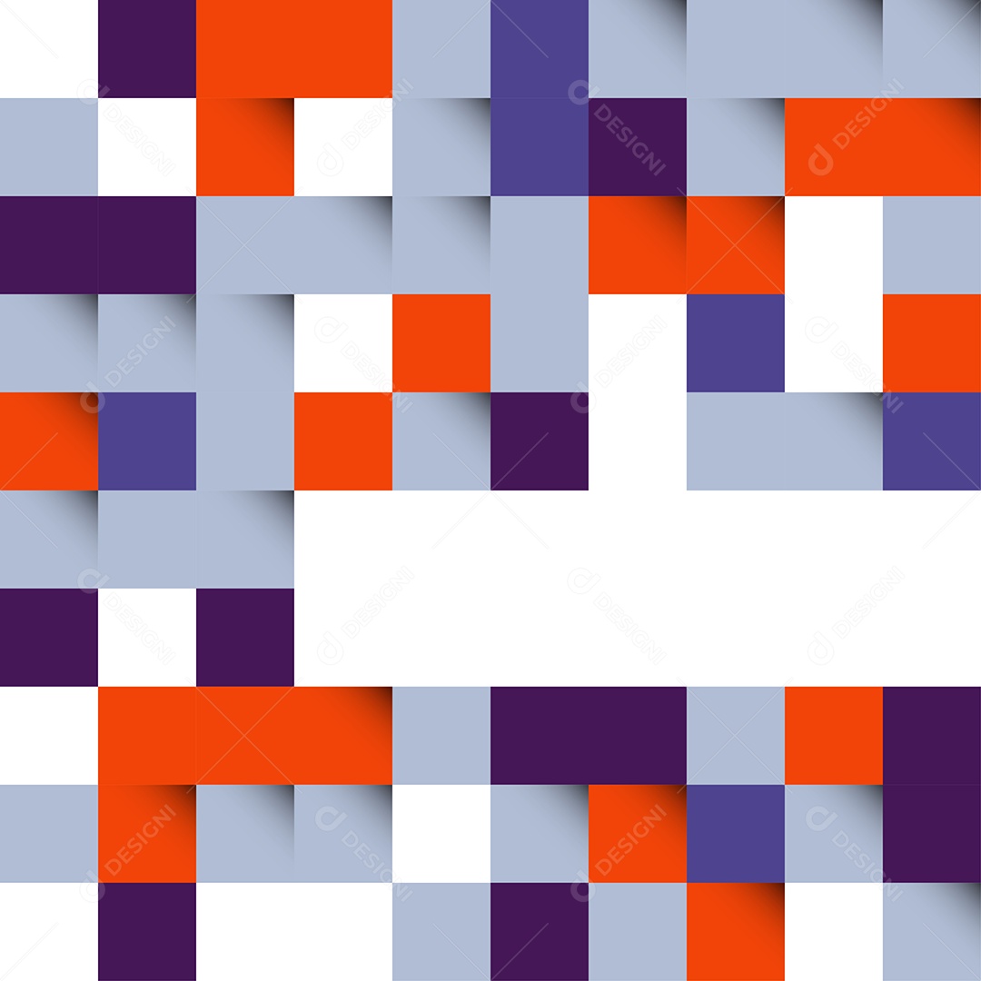 Fundos Isométrico Coloridos em Mosaico Vetor EPS