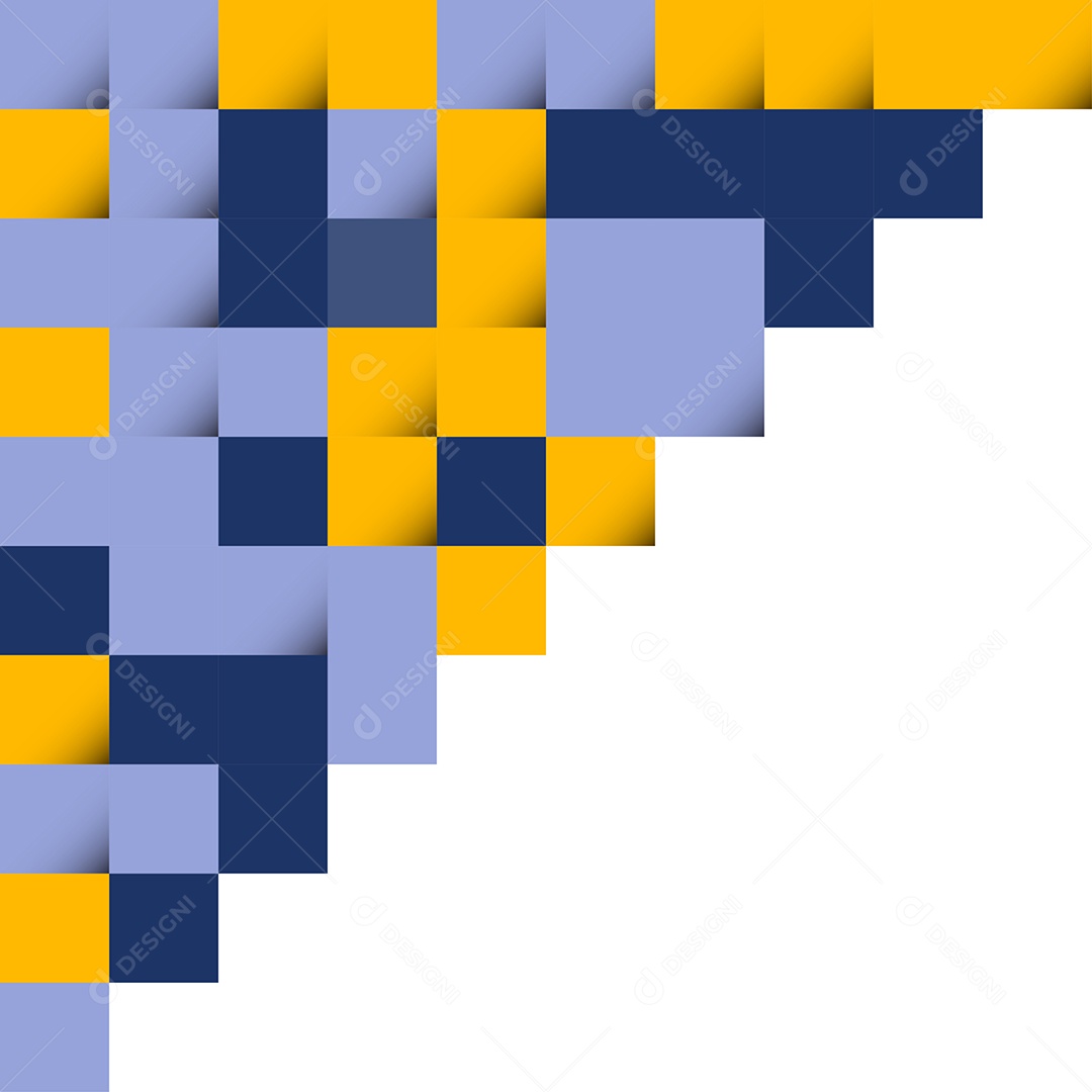 Fundo Isométrico Coloridos em Mosaico Vetor EPS