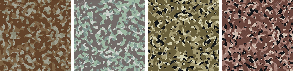 Conjunto de Fundo de Camuflagem Vetor EPS