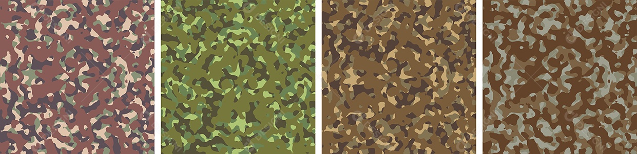 Conjunto de Fundo de Camuflagem Vetor EPS