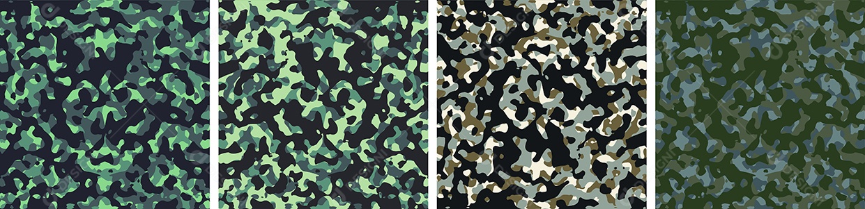 Conjunto de Fundo de Camuflagem Vetor EPS