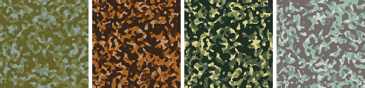 Conjunto de Fundo de Camuflagem Vetor EPS