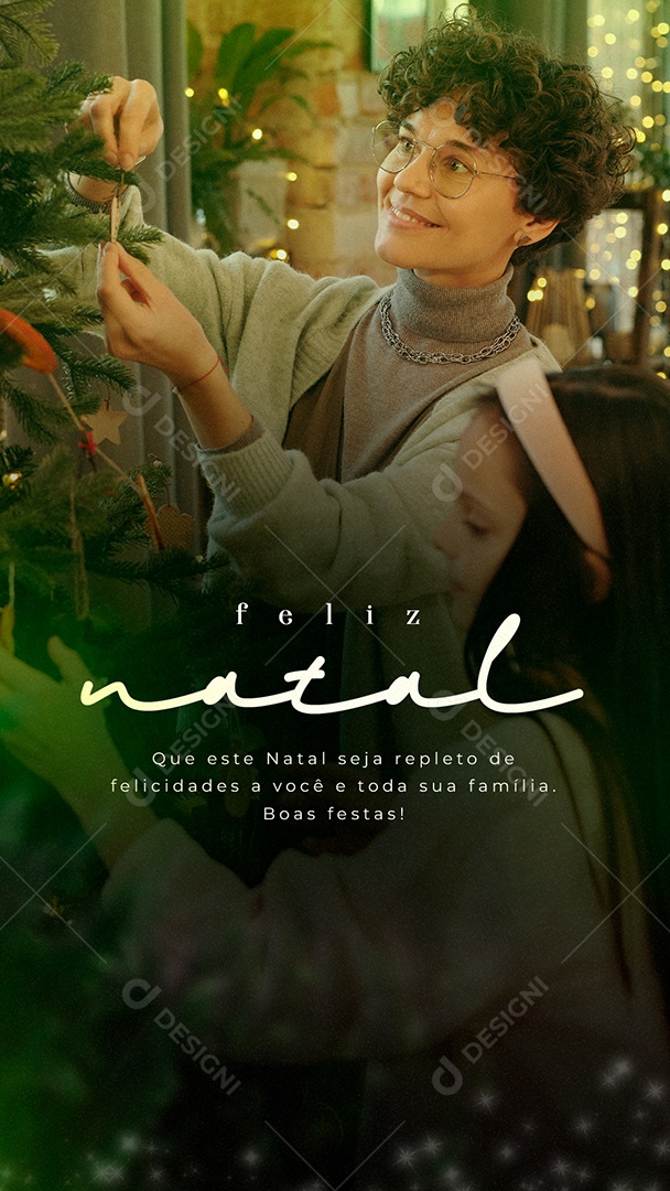 Story Que este Natal Seja Repleto de Felicidades Feliz Natal Social Media PSD Editável