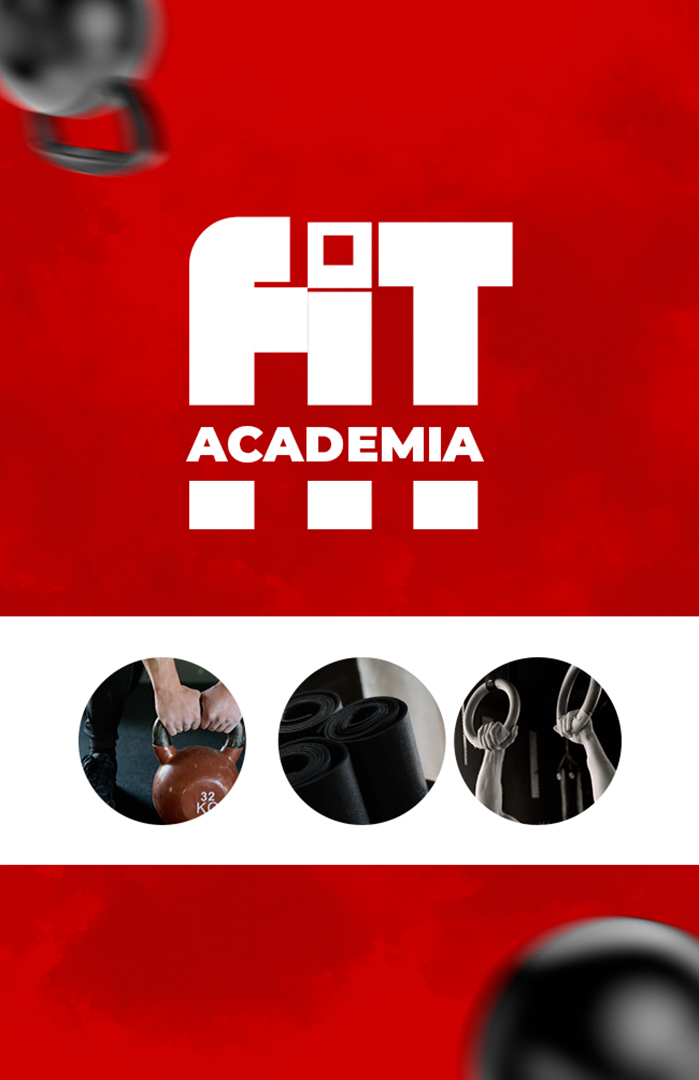 Modelo de Cartão de Visita Academia PSD Editável