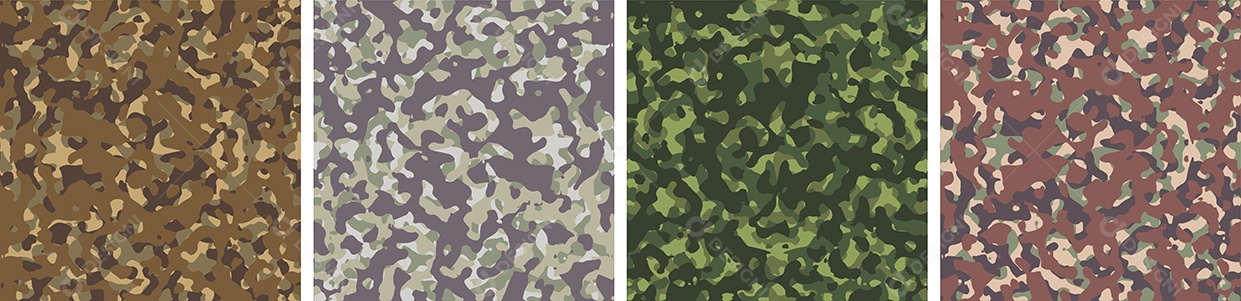 Conjunto De Fundo De Camuflagem Vetor EPS