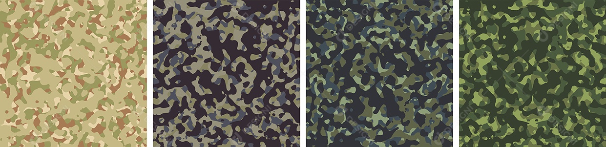 Padrão de Fundo de Camuflagem Vetor EPS