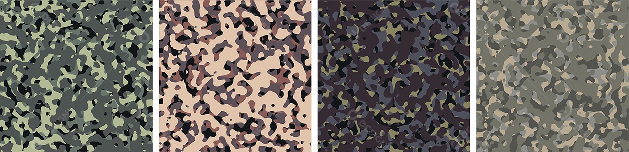 Padrão de Fundo de Camuflagem Vetor EPS