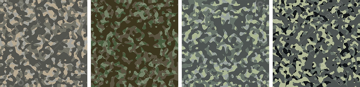 Padrão de Fundo de Camuflagem Vetor EPS