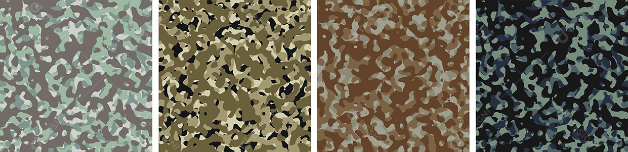 Padrão de Fundo de Camuflagem Vetor EPS